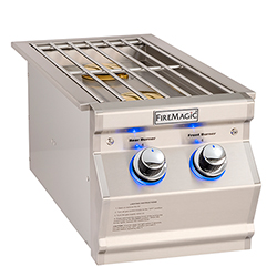 Fire Magic Aurora Double Side Burner - Built-In