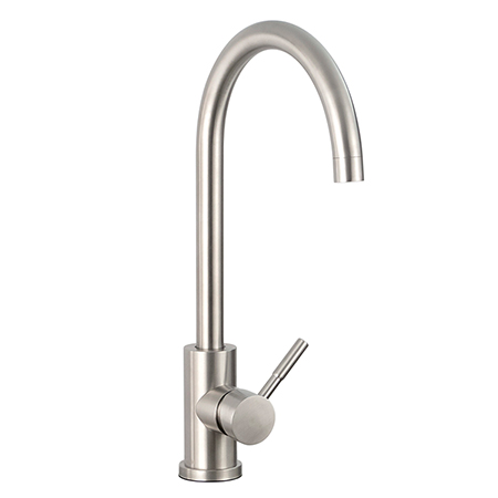 Fire Magic Stainless Steel Double Under Mount Sink and Stainless Steel FaucetFaucet